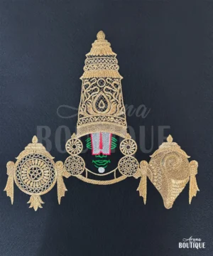 Lord Venkateswara gold thread wall decor