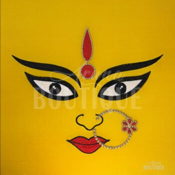 Bonalu-Ammavari-Face-Embroidery-Blouse-Design-Back-Aruna-Boutique Bonalu Ammavari Face Embroidery Blouse Design | 9 Colors Available