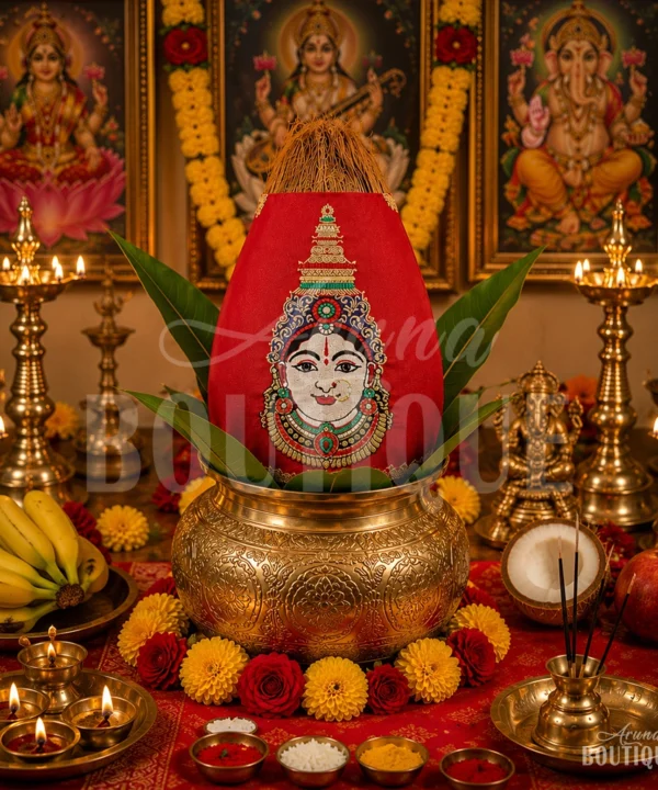 ammavaru-kalasam-embroidery-red-fabric-aruna-boutique ammavaru-kalasam-embroidery-red-fabric-aruna-boutique